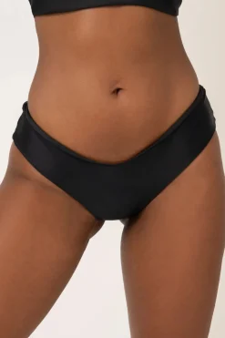 Performance Cheeky Cut Bikini Bottoms - Black