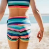 Performance Kids Booty Shorts - Rainbow Runway
