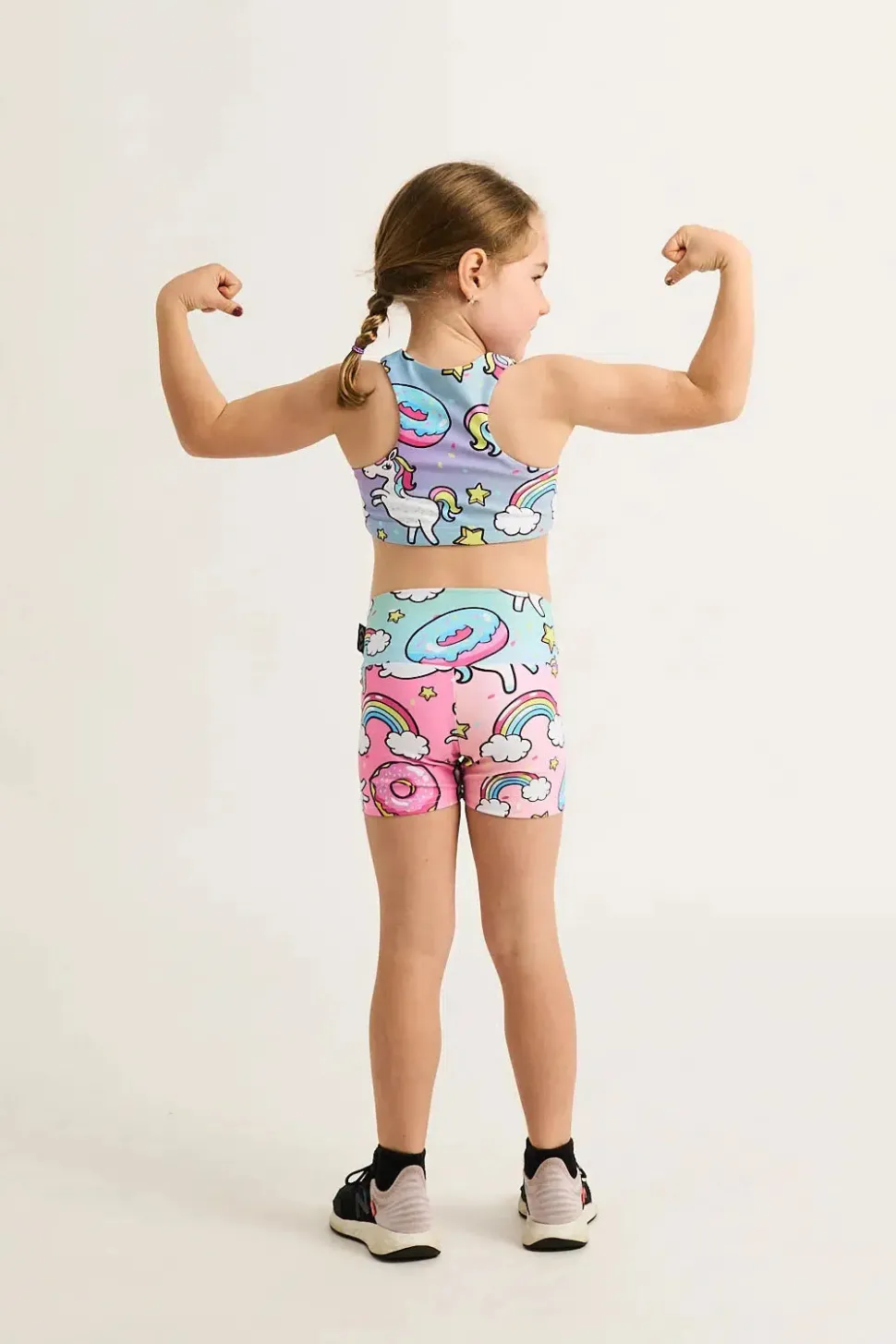 Performance Kids Booty Shorts - Unicorn