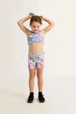 Performance Kids Booty Shorts - Unicorn