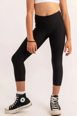 Performance Kids Capris - Black