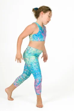 Performance Kids Capris - Mermaid Jag