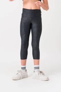 Performance Kids Capris - Black Exotic Touch Jag