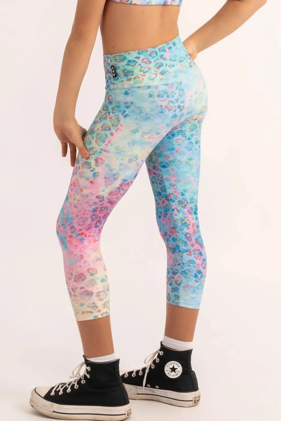 Performance Kids Capris - Mermaid Jag