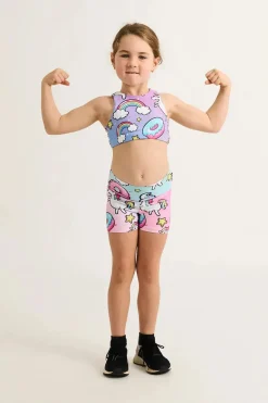 Performance Kids Crop Top - Unicorn