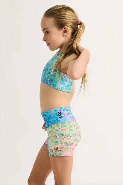 Performance Kids Crop Top - Mermaid Jag