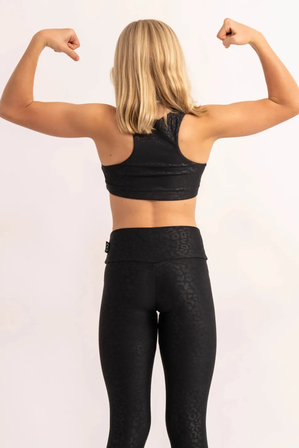 Performance Kids Crop Top - Black Exotic Touch Jag