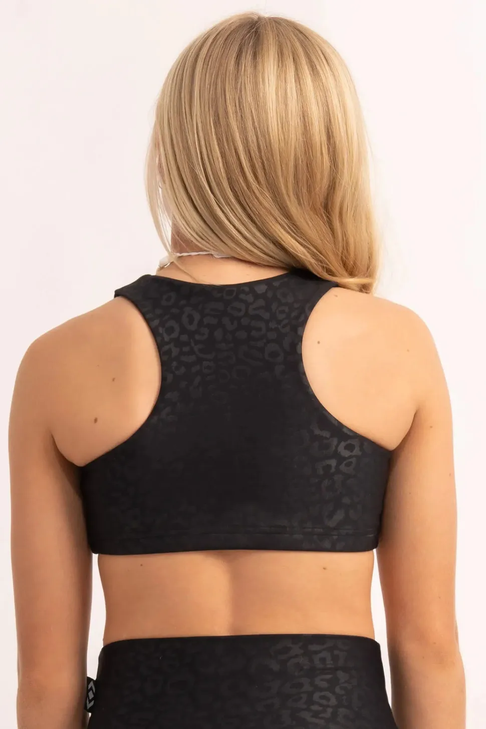 Performance Kids Crop Top - Black Exotic Touch Jag