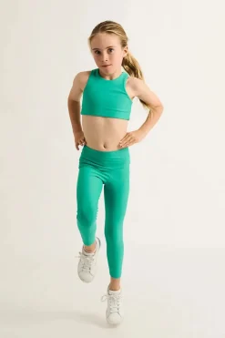 Performance Kids Leggings - Jade