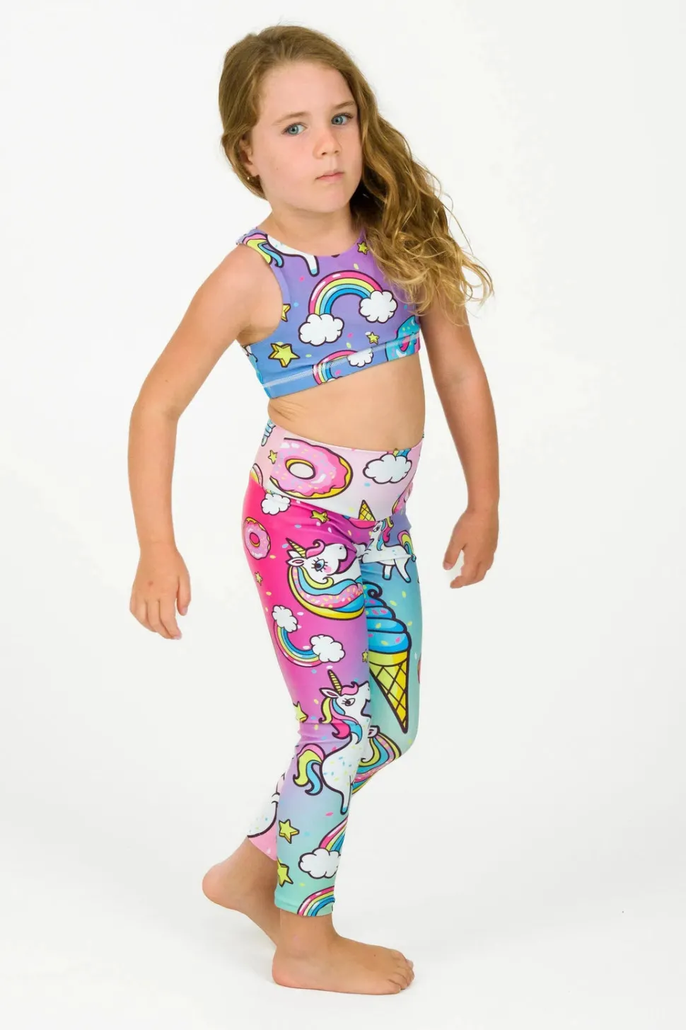 Performance Kids Leggings - Unicorn