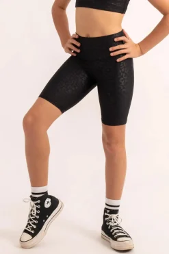 Performance Kids Long Shorts - Black Exotic Touch Jag