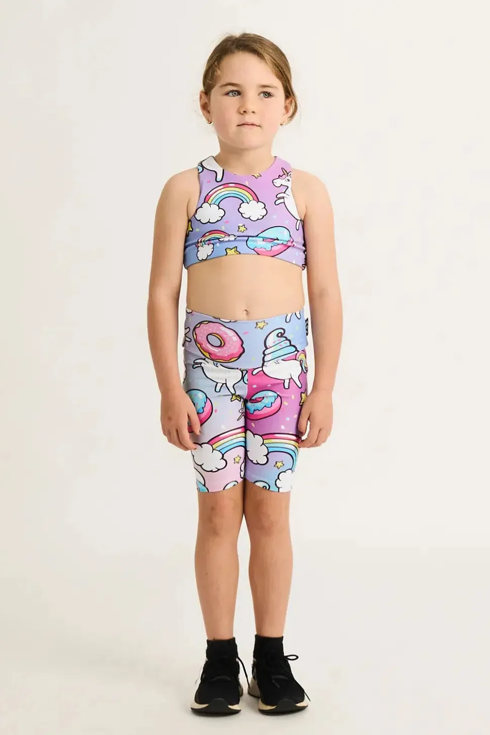 Performance Kids Long Shorts - Unicorn