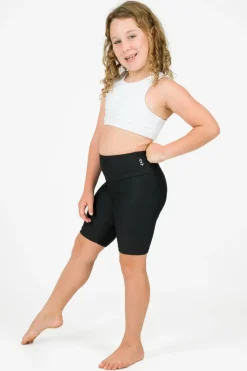 Performance Kids Long Shorts - Black