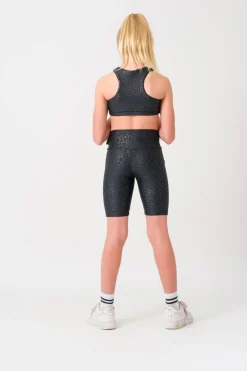 Performance Kids Long Shorts - Black Exotic Touch Jag