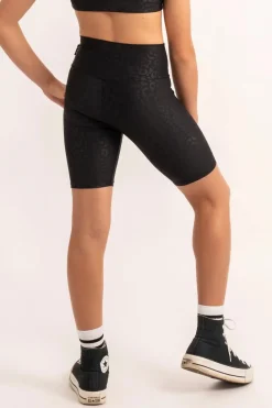 Performance Kids Long Shorts - Black Exotic Touch Jag