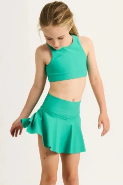 Performance Kids Simple Skort - Jade
