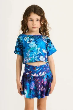 Performance Kids Simple Skort - Mermaid Mafia