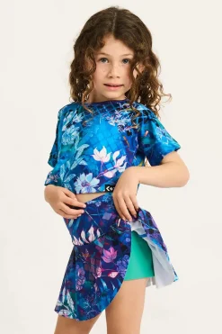 Performance Kids Simple Skort - Mermaid Mafia