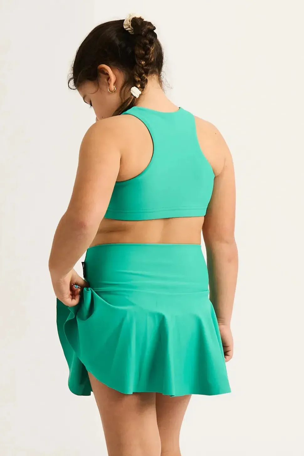 Performance Kids Simple Skort - Jade