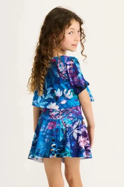 Performance Kids Simple Skort - Mermaid Mafia