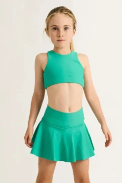 Performance Kids Simple Skort - Jade