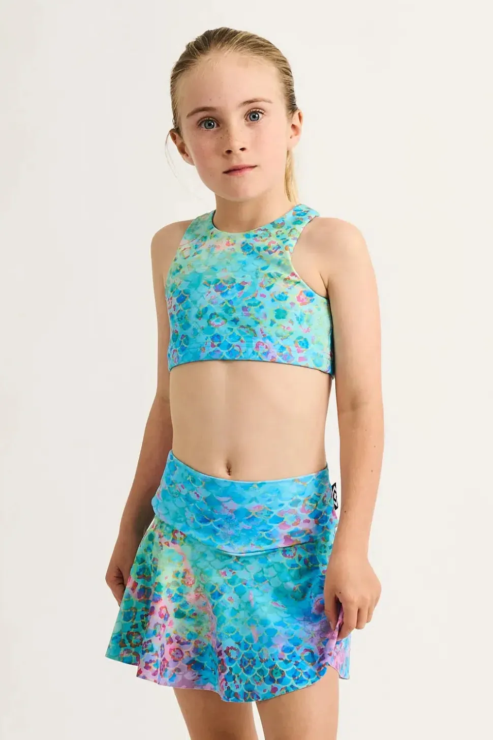 Performance Kids Simple Skort - Mermaid Jag