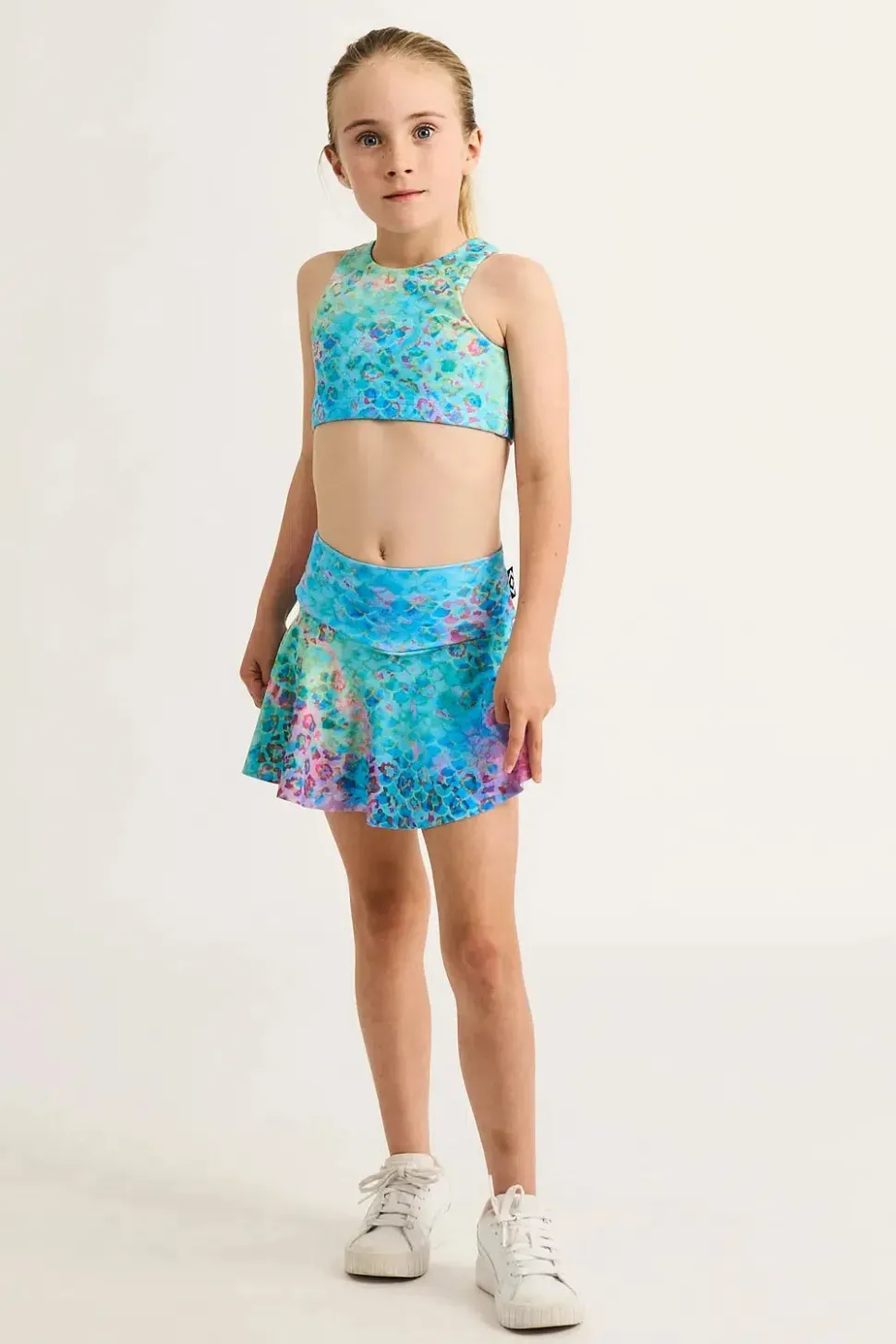 Performance Kids Simple Skort - Mermaid Jag