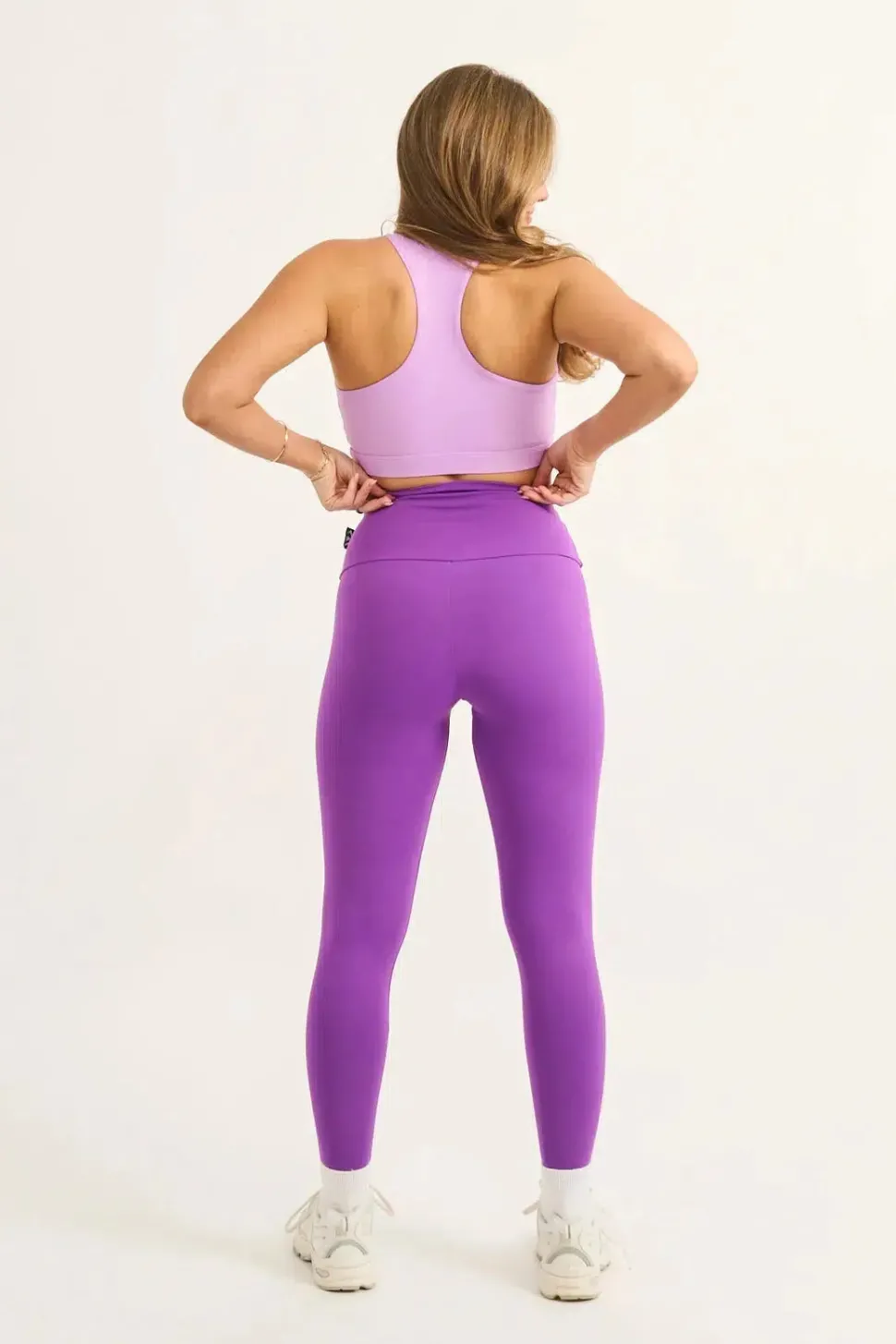 Purple Body Contouring - High Waisted 7/8 Leggings