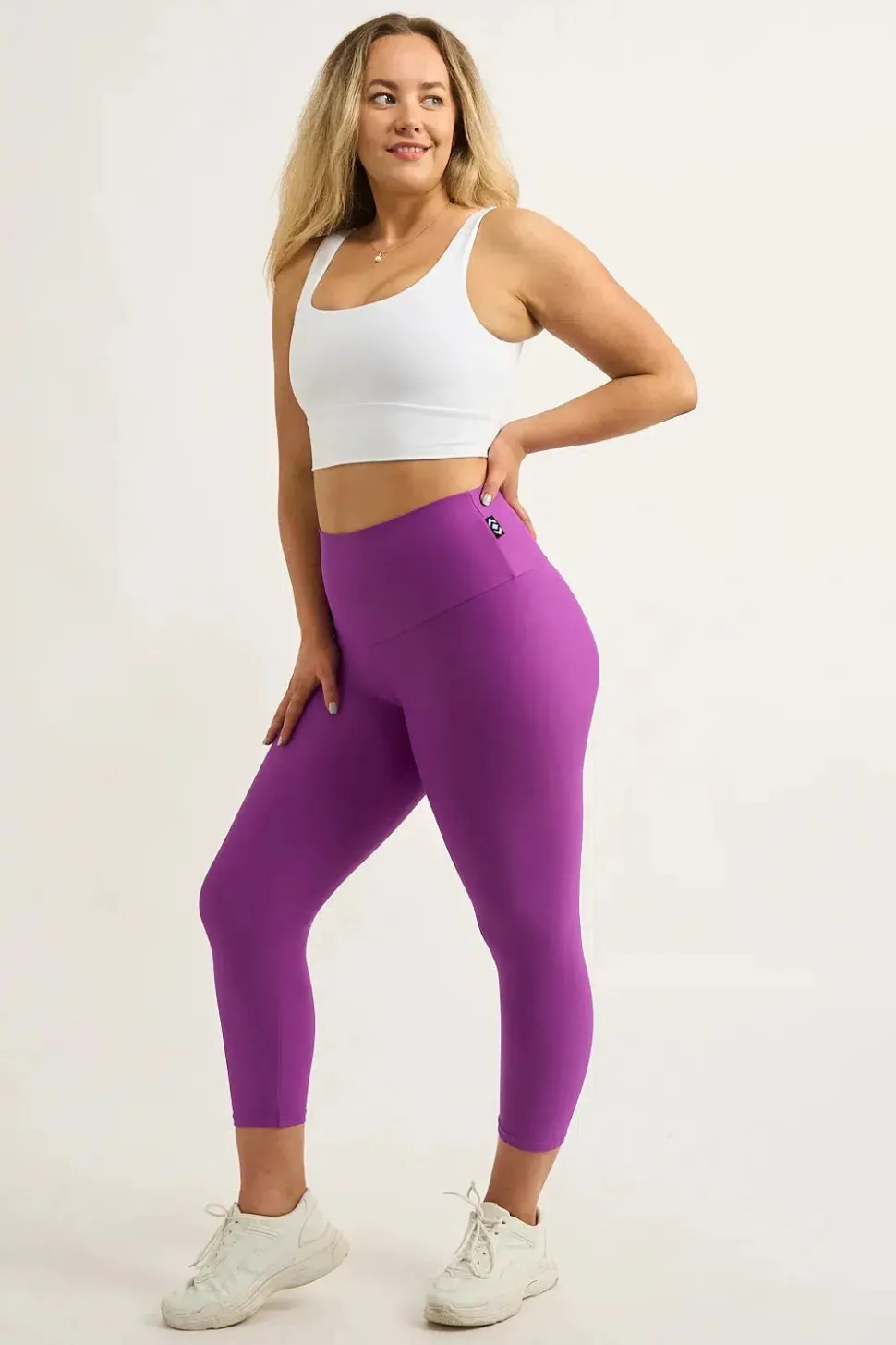 Purple Performance - Booty Scrunch High Waisted Capri Leggings