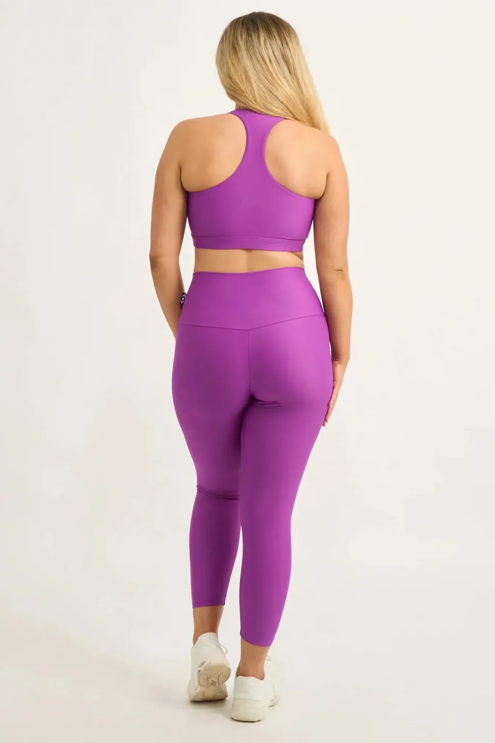 Purple Performance - Deep V Crop