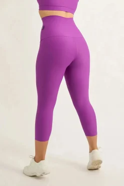 Purple Performance - Extra High Waisted Capri Leggings