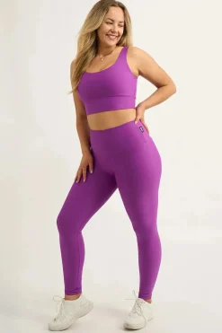 Purple Performance - High Waisted Leggings