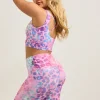 Rainbow Jag Performance - Double Booty Scrunch High Waisted Capri Leggings