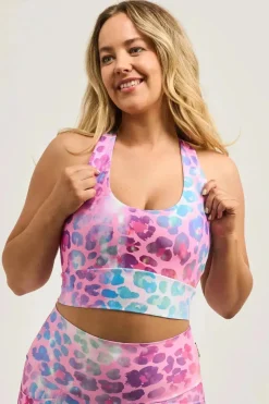 Rainbow Jag Performance - T Back Comfort Crop Top