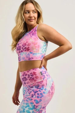 Rainbow Jag Performance - Reversible Comfort Crop Top