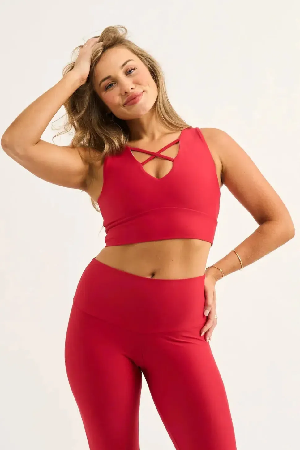 Red Performance - Reversible Comfort Crop Top