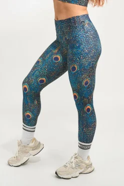 Rock Around The Peacock Performance - High Waisted Leggings