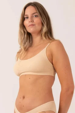 Sand Rib Seam Free - Strappy Bralette