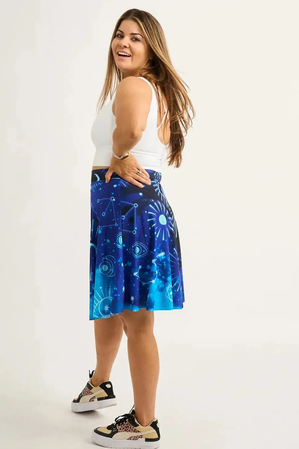 Silky Basketball Palazzo Short - Imagine Nation