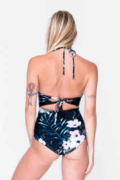 Silky Bralette One Piece W/ Extra Coverage Bottoms - Exotic At Heart