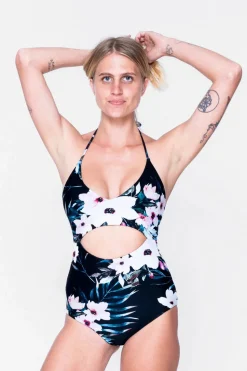 Silky Bralette One Piece W/ Extra Coverage Bottoms - Exotic At Heart