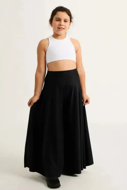 Silky Kids Palazzo Pant - Black