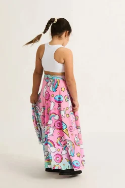 Silky Kids Palazzo Pant - Unicorn