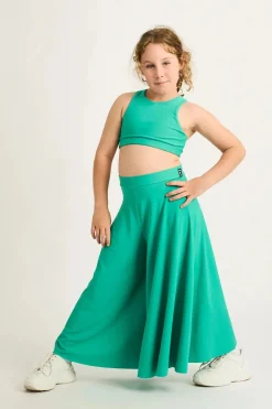 Silky Kids Palazzo Pant - Jade
