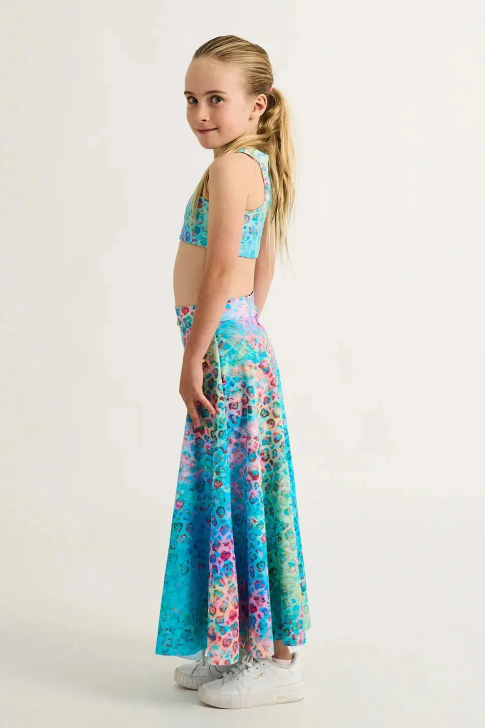 Silky Kids Palazzo Pant - Mermaid Jag