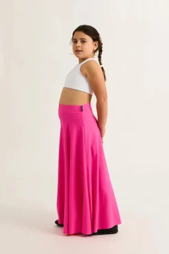 Silky Kids Palazzo Pant - Candy Pink