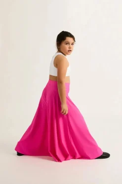 Silky Kids Palazzo Pant - Candy Pink