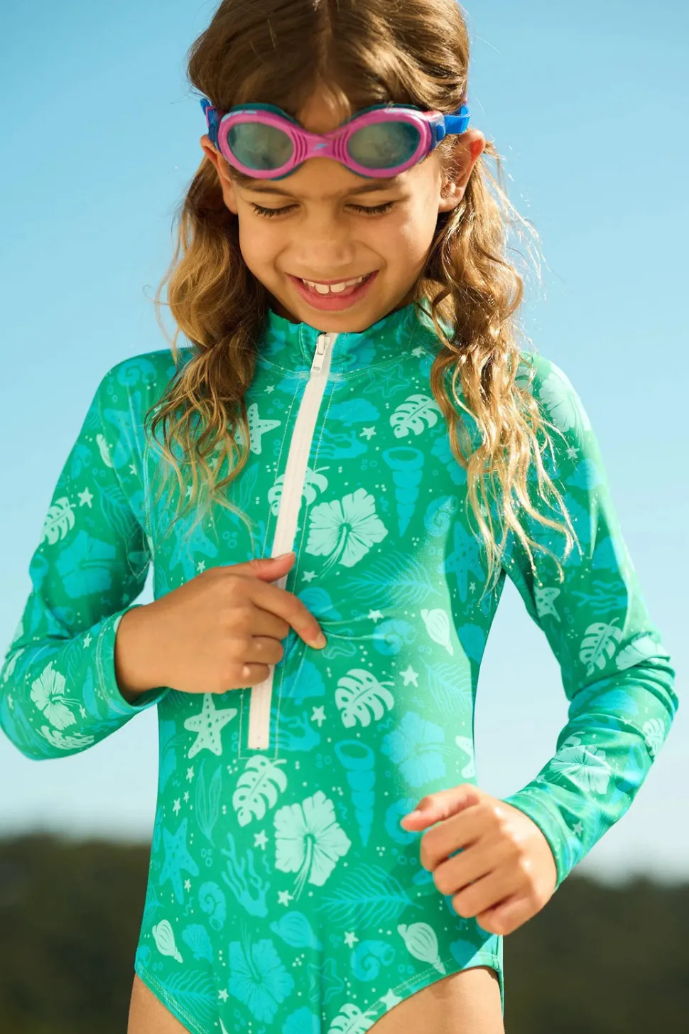 Silky Kids Surfsuit - Shelley Beach