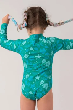 Silky Kids Surfsuit - Shelley Beach