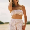 Silky Mini Palazzo Short - Nude Tiki